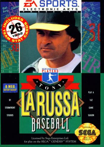 Cover Tony La Russa Baseball 95 for Genesis - Mega Drive